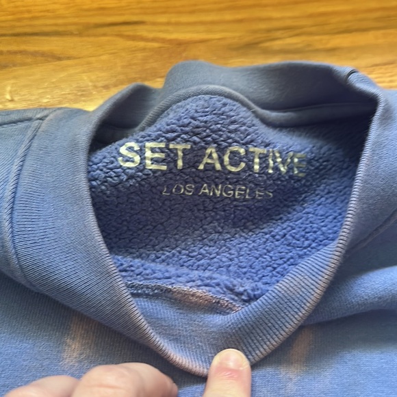 SET ACTIVE BABY BLUE CREWNECK - Picture 4 of 5